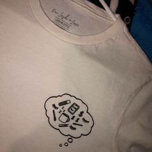 Brand new white lash tee 🤍